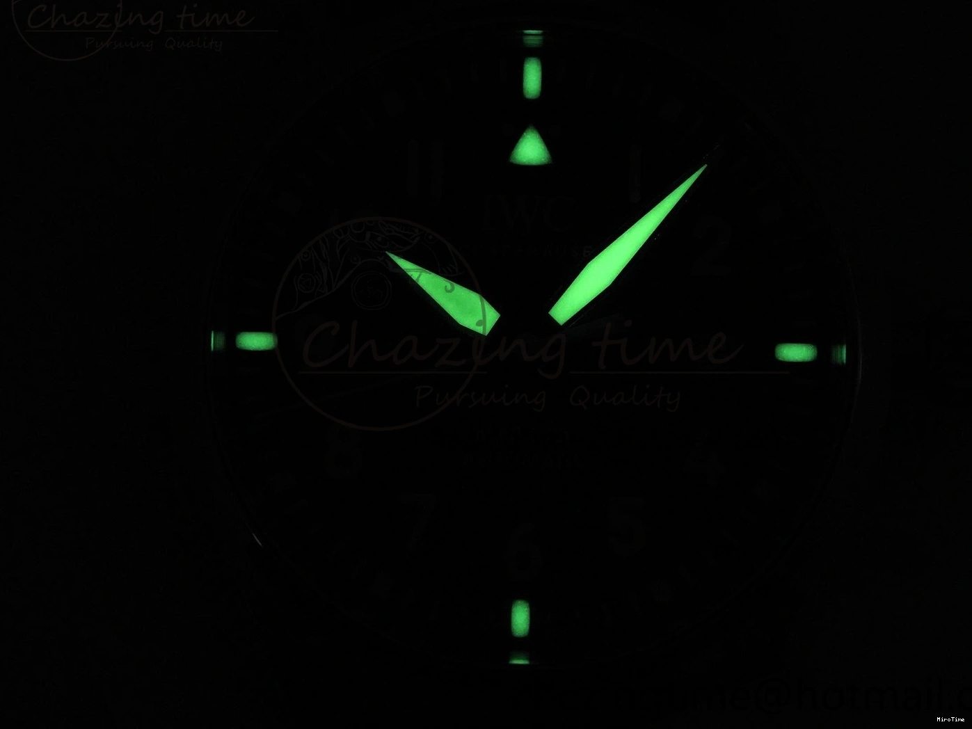 MIROTIME 0226 Pilot Mark XX IW328203 ZF 1:1 Best Edition Blue Dial on Dark Blue Leather Strap A Snug 7024